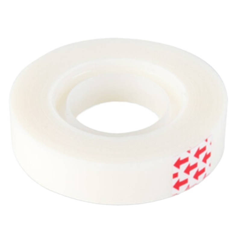 得力30120易撕型隐形胶带10卷18mm*36y50um大卷胶带书隐形修补透明胶带