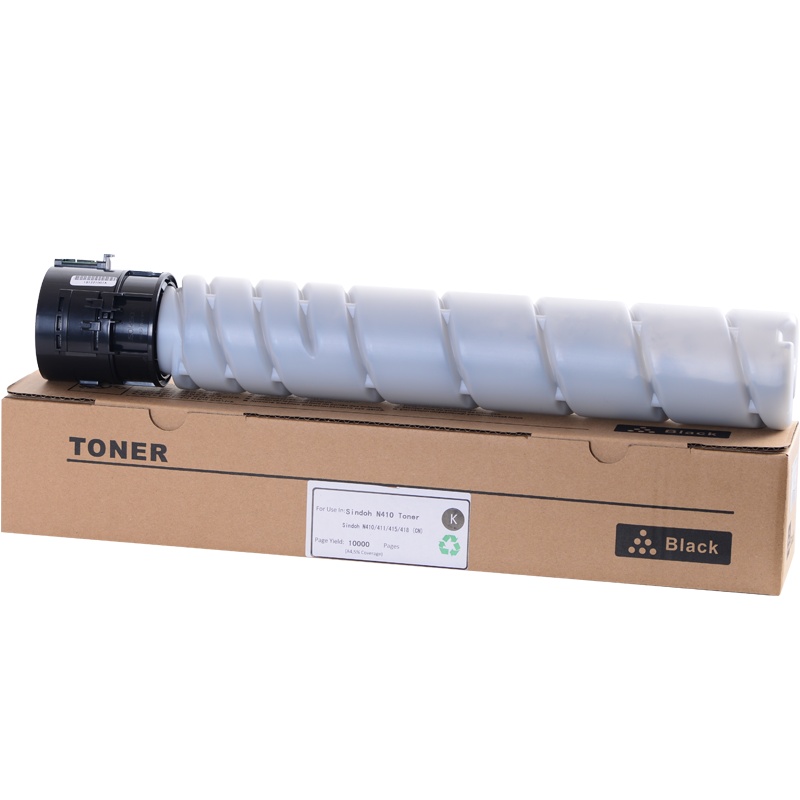 适合新都410粉盒Sindoh粉仓N410进口粉411复印机碳粉带芯片10K墨粉N粉墨415大容量418打印机墨盒