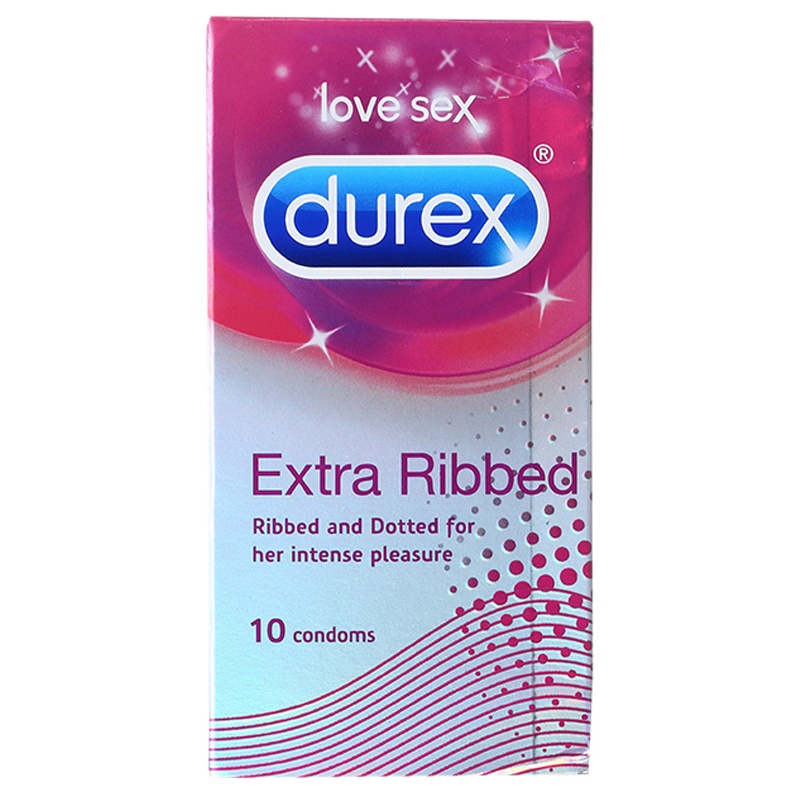 [杜蕾斯低价清货]Durex 杜蕾斯 凸点螺纹避孕套 10只/盒 英国进口