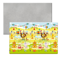 林点PVC树脂儿童单面爬行垫 婴幼儿宝宝爬爬垫环保大地垫进口品质 生日聚会单面 大号 2300*1400*10mm