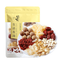 盛耳银耳莲子羹材料组合100g 雪耳白木耳桂圆干百合干红枣枸杞冰糖干货组合