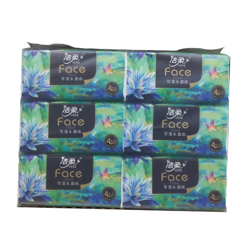 洁柔Face天然无香130抽抽取式纸面巾