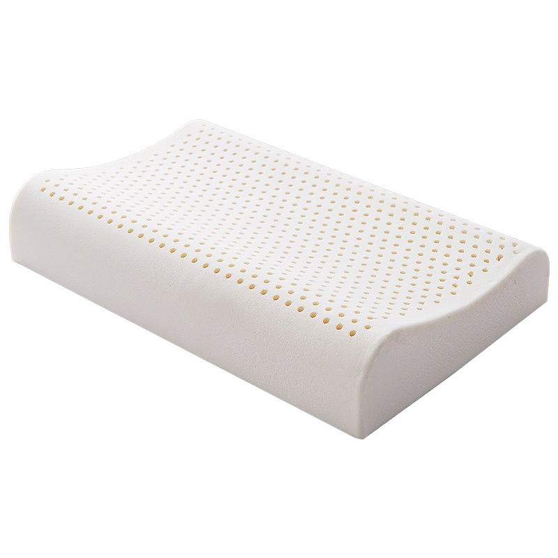 北极绒(Bejirog)泰国进口乳胶花型枕高低双面天然乳胶防螨抑菌 成人低枕85%乳胶含量健康乳胶枕头春夏秋冬通用含枕套