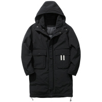 千纸鹤男装羽绒服中长款外套2019冬季新款青年商务休闲上衣60192
