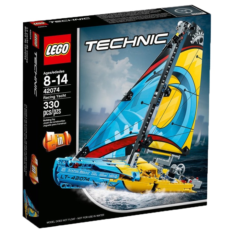 乐高(LEGO)科技系列 机械组 (赛艇42074) 330块儿童积木塑料玩具 8-14岁 200块以上
