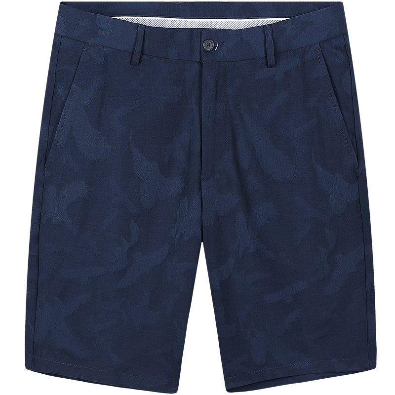 与狼共舞休闲短裤男2019夏季新款纯色修身韩版男士潮流休闲五分裤