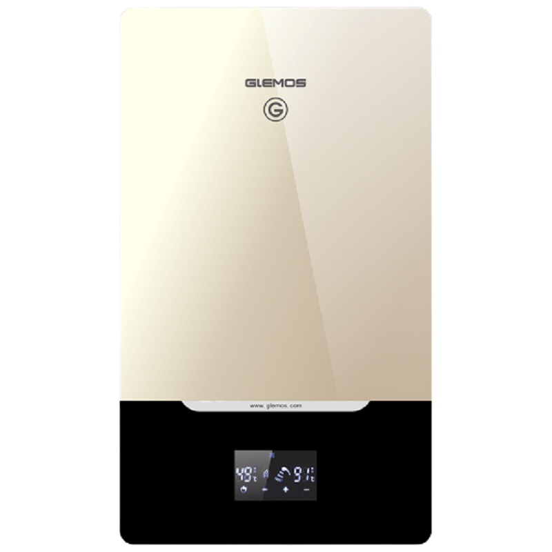 格林姆斯(GLEMOS)GS9(S)-55B速热式电热水器 双胆循环加热ECO节能全智能恒温16升储水5500W 金色