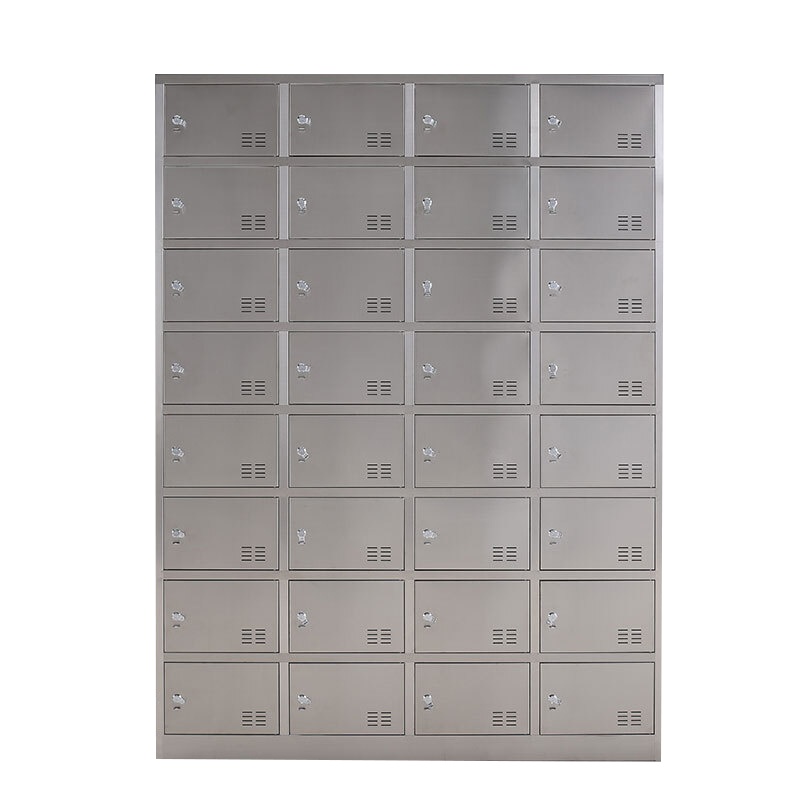 [田珍]不锈钢餐具柜碗柜鞋柜32门员工储物柜食堂餐盘柜员工储物柜