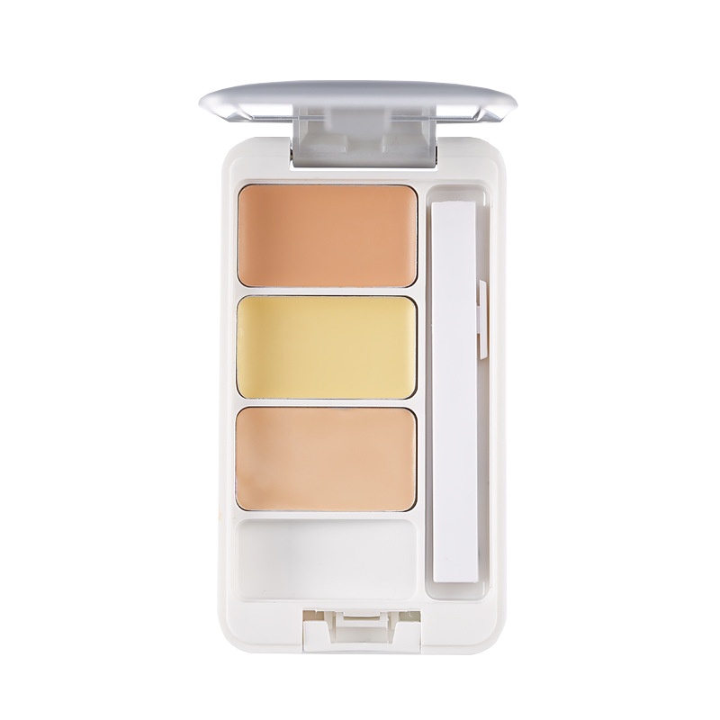 SUIKONE润彩柔雾遮瑕膏 三色遮瑕遮瑕盘修容阴影修饰黑眼圈提亮