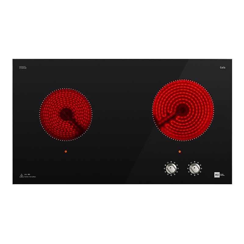 米技电陶炉Miji gala C 3500双灶家用电陶炉双眼家用嵌入式进口炉芯辅热炉