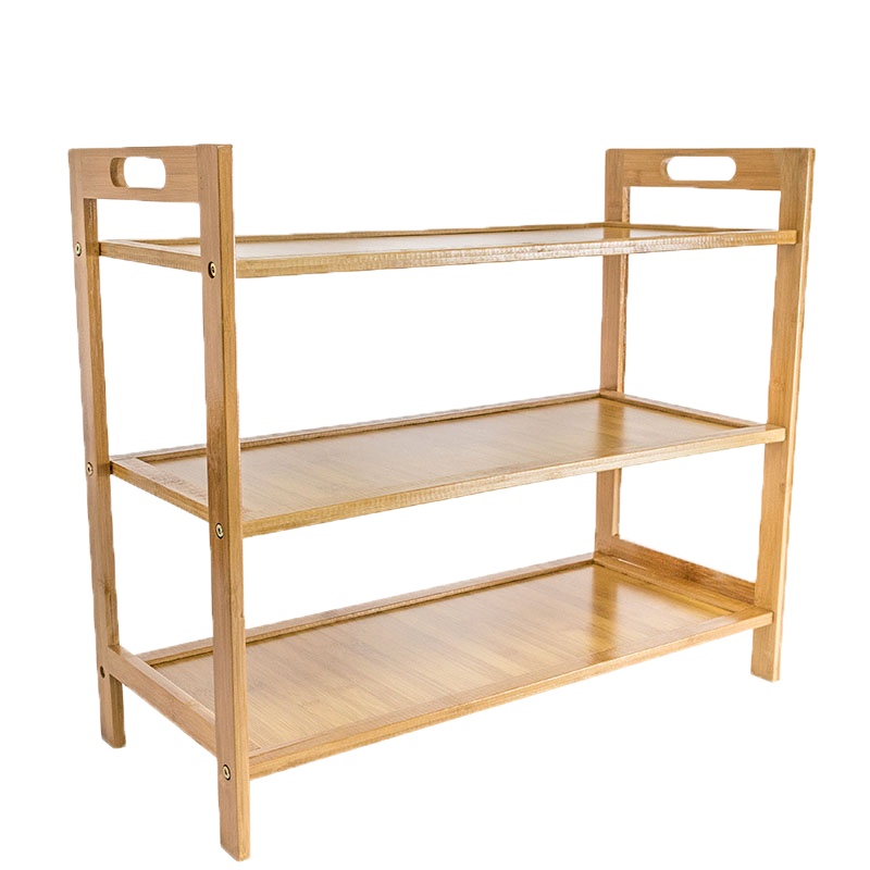 单爱楠竹鞋架多层简易家用经济型鞋柜组装现代约防尘收纳置物架子