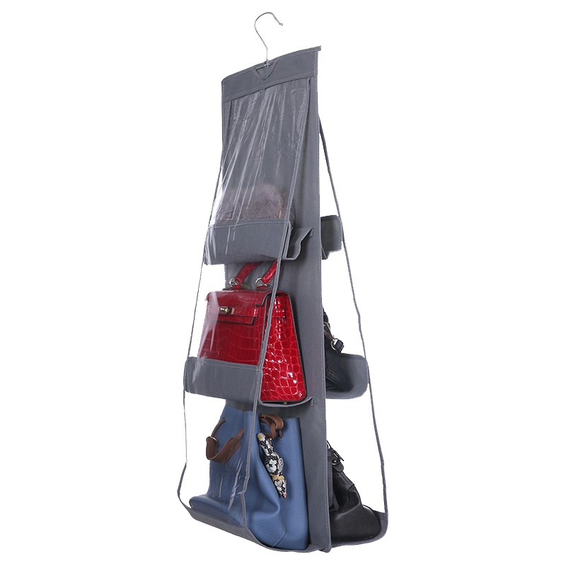 包包收纳挂袋 收纳神器 收纳防尘袋透明收纳袋 衣柜整理挂袋 文胸袜子储物袋衣柜宿舍悬挂式收纳神器