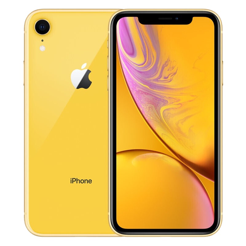 Apple/苹果iPhone XR 移动联通4G智能手机256GB美版有锁未激活 黄色