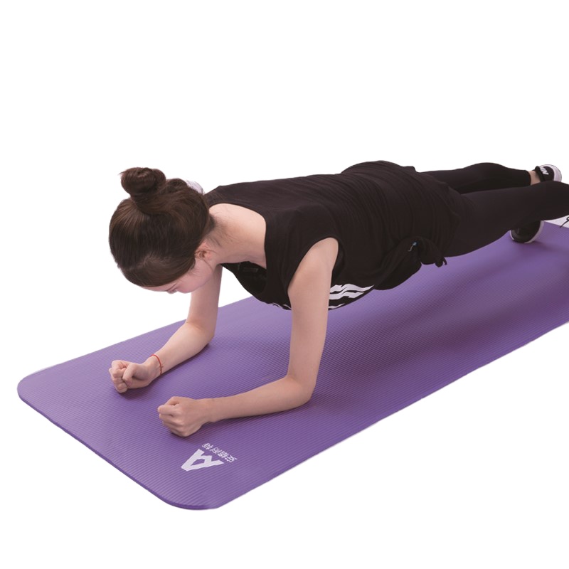 安格耐特(Agnite)F4174瑜伽垫加长加宽加厚1830*610*10mm 三色随机发