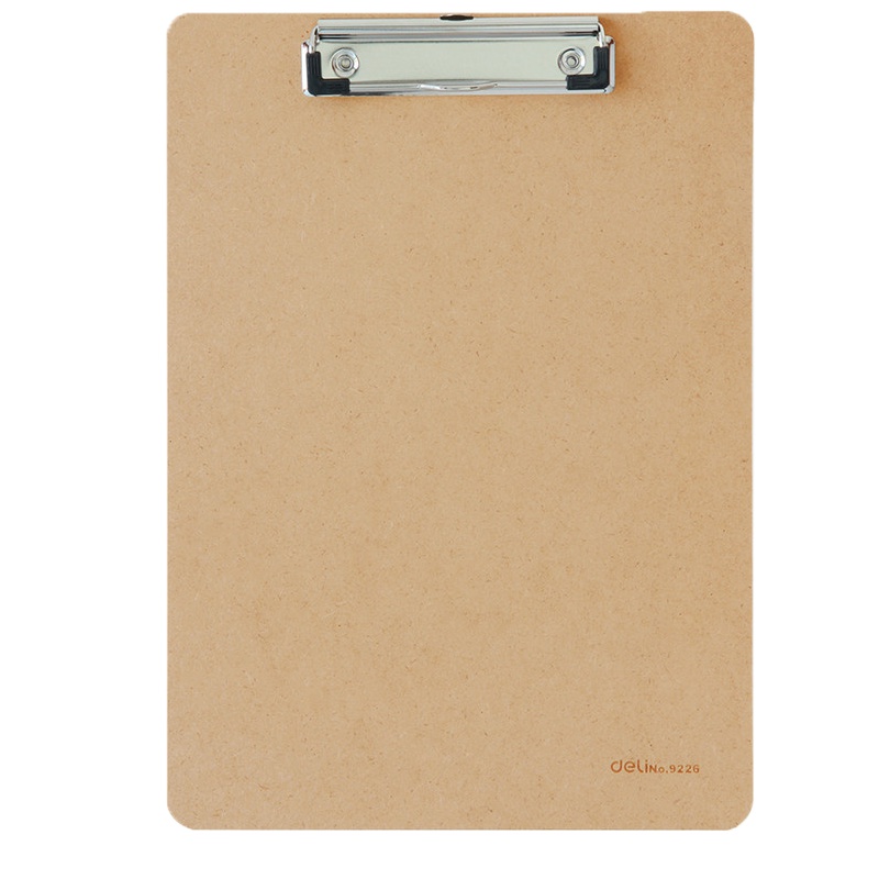 得力9226板夹A4文件夹垫板写字板夹菜单夹子纸夹板A5办公文具用品