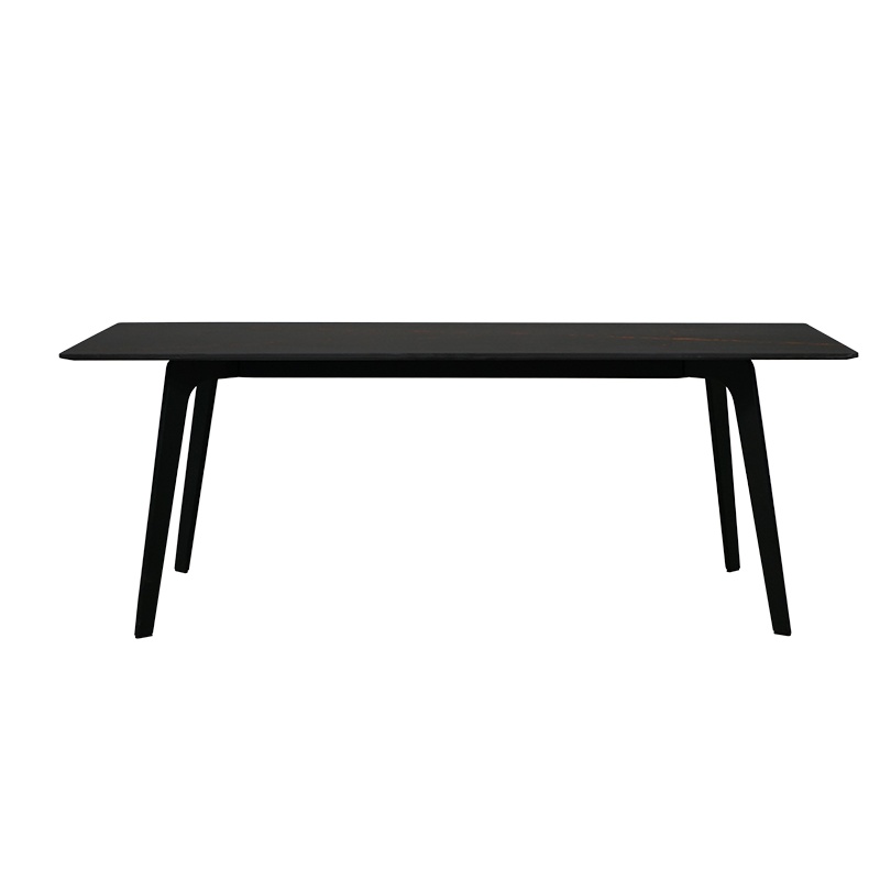 和顿意式极简进口岩板茶几高端轻奢飘窗茶几简约现代客厅黑色北欧轻奢大理石茶桌个性大小茶几组合别墅沙发边几角几HD-016