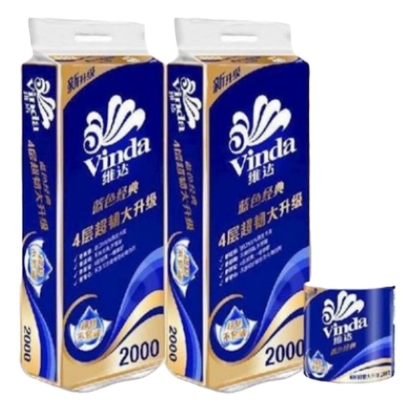 蓝色金典维达四层卷纸 200g/卷 10卷/提