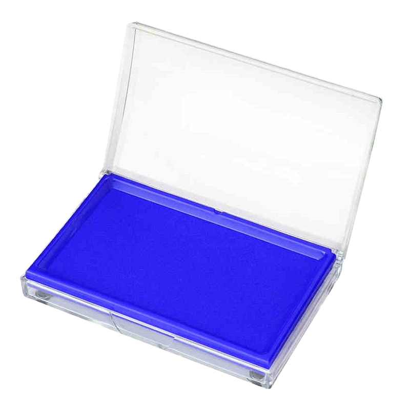 得力 9864 快干方型印台 137*88mm 蓝色 (个)