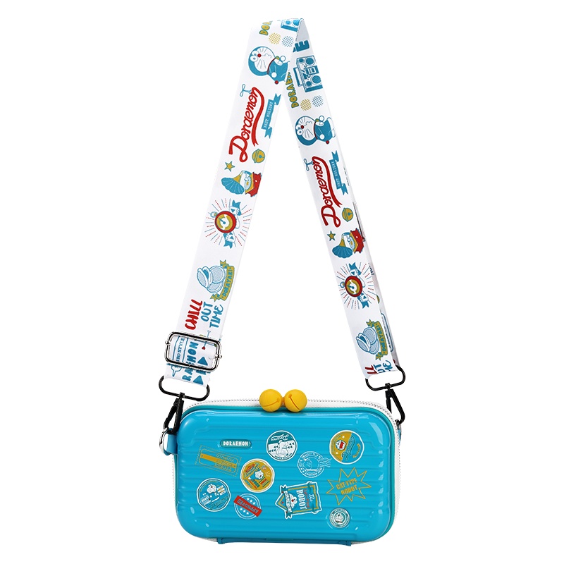 哆啦A梦收纳包斜跨小背包