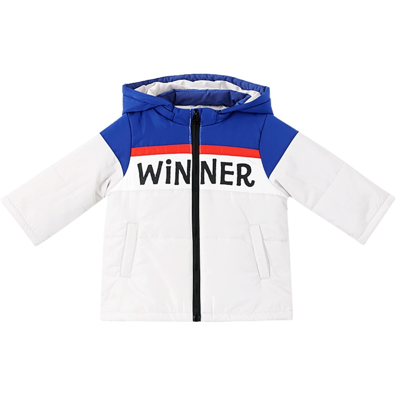 米喜迪mecity童装秋冬款男小童迪士尼系列撞色拼接帅气外套