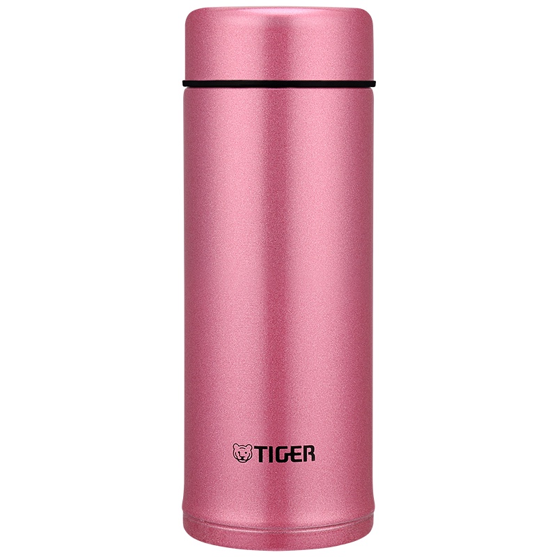 虎牌(tiger)双层真空保温杯 MMP-A25C-PH 亮炫粉 250ml 不锈钢迷你水杯 男女便携可爱杯子