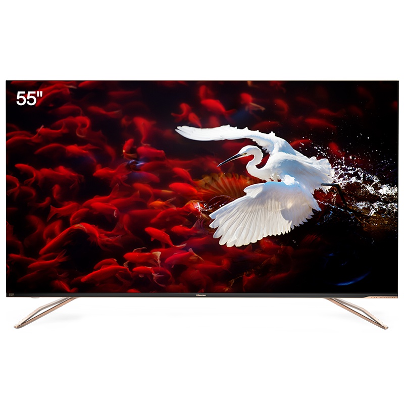 海信(Hisense)H55E7A 55英寸 4K超高清 HDR 超薄无边全面屏 智慧语音 人工智能液晶平板电视机