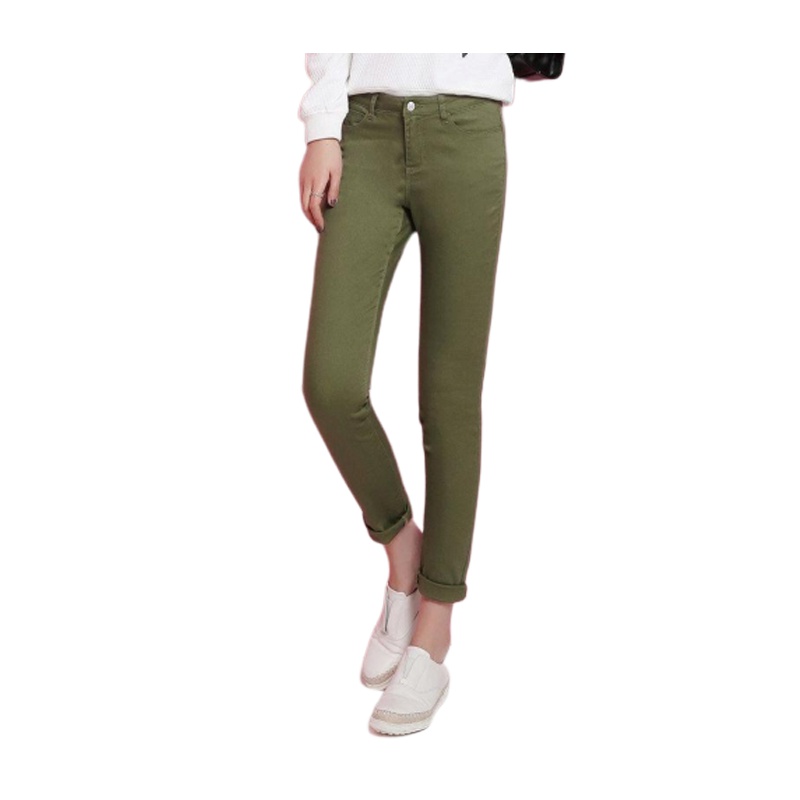 【福利款】拉夏贝尔拉贝缇 新款时尚直筒修身显瘦长裤休闲裤女60003859