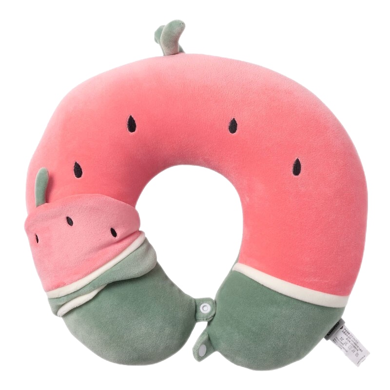 名创优品 (miniso) 水果系列-西瓜U型枕[创意玩偶]