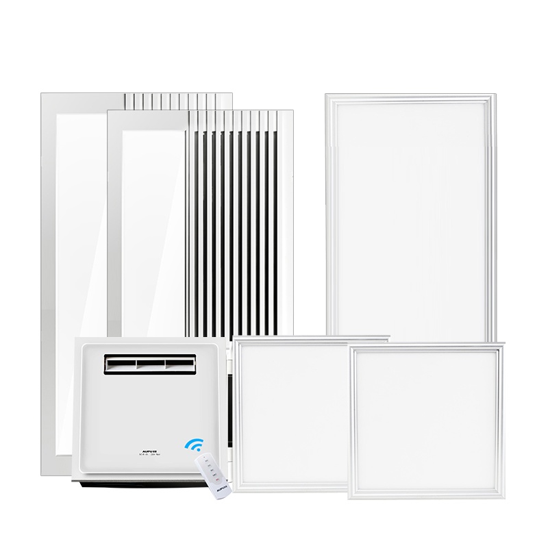 奥普大功率浴霸A5-D一厨两卫套餐:超薄智能浴霸A5-D*2+W14+长灯5020AK+方灯5010AK*2