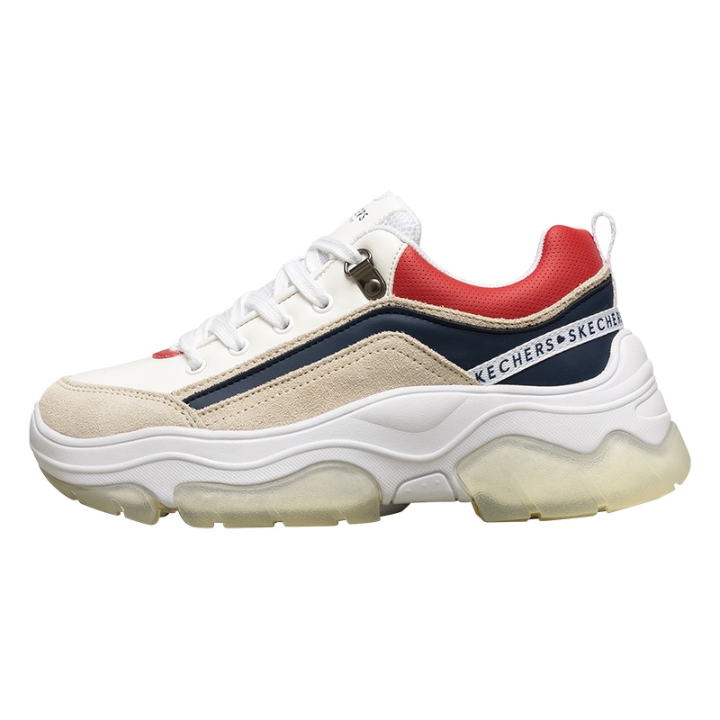 Skechers斯凯奇时尚拼色厚底松糕老爹鞋休闲运动鞋155051