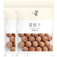 盛耳 荔枝干500gX2袋装 核小肉厚干荔枝新货荔枝肉干货非无核散装