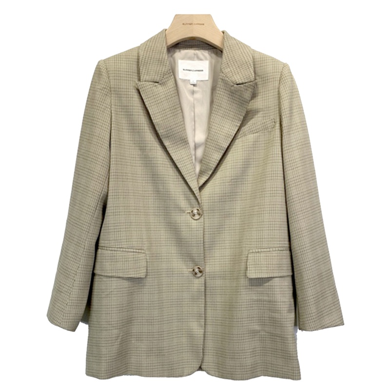 SUMMER CYPRESS 格子西装外套