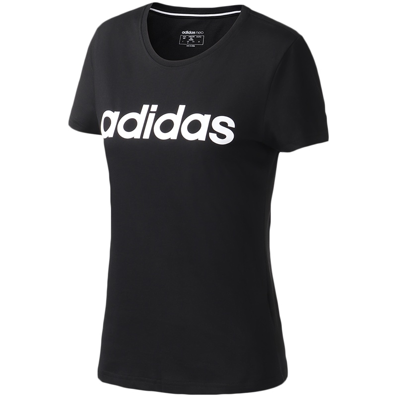 【自营】adidas阿迪达斯NEO女服运动服圆领休闲短袖T恤FP7868