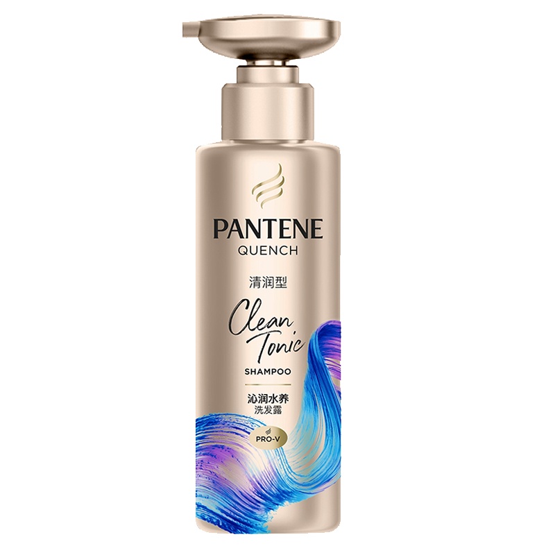 潘婷清润型深水泡弹洗发水洗发露530ml 沁润补水修护干枯毛躁