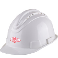 安全帽ABS施工工地安全帽 透气 防砸 抗冲击 白色