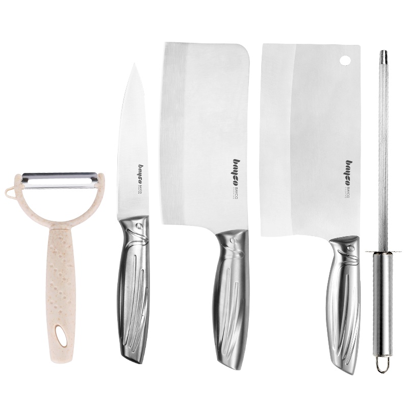 拜格BAYCO 刀具套装不锈钢厨房菜刀5件套三刃系列BD3305
