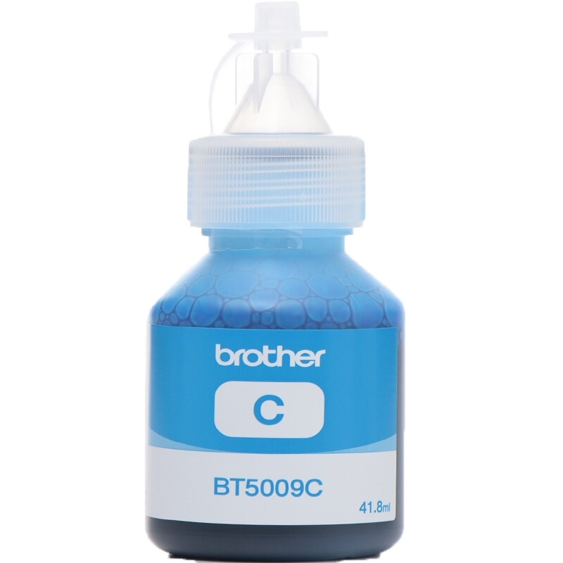 兄弟(brother)BT5009C墨水原装正品 青色 大容量打印 墨盒/墨水