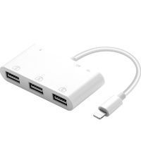 久宇 Lightning扩展坞iPhone12/pro Max转换器11/XS/XR/X手机连接HDMI投影U盘网口键鼠