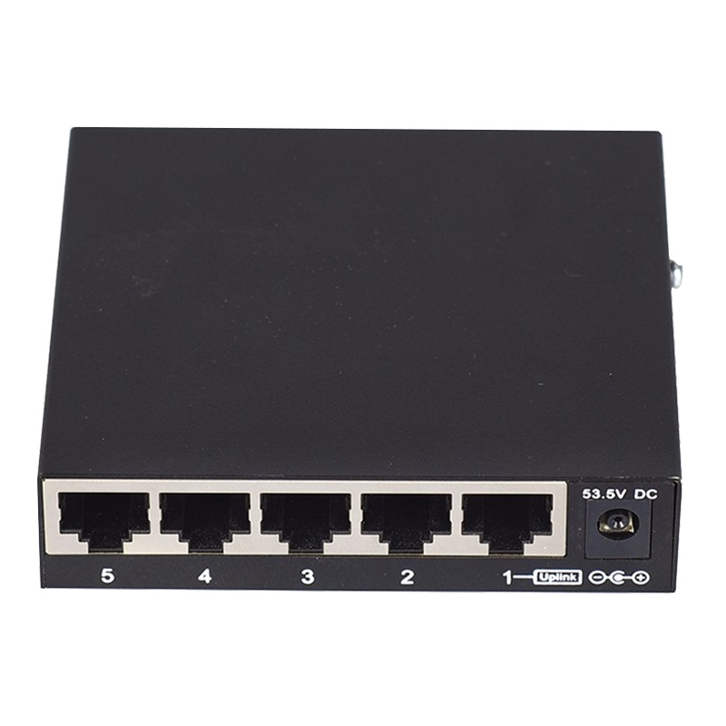 睿易 锐捷 非网管安防监控铁壳企业级交换机 RG-NBS1805C 5口百兆