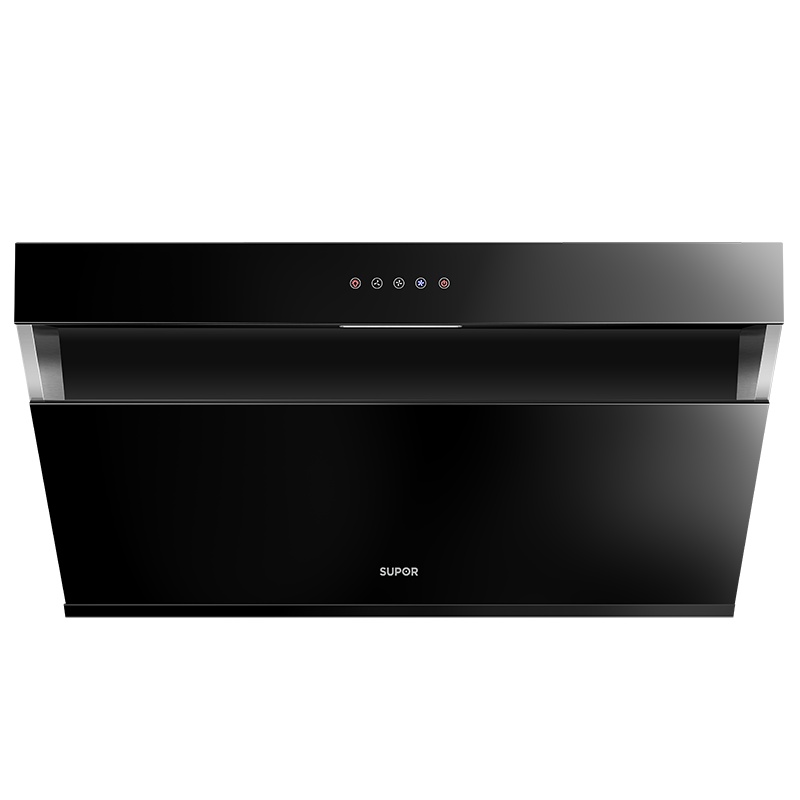 苏泊尔(SUPOR) CXW-218-DJ1C2抽吸油烟机壁挂式排抽吸烟机 黑晶钢化玻璃面板 高效吸净 侧吸式家用