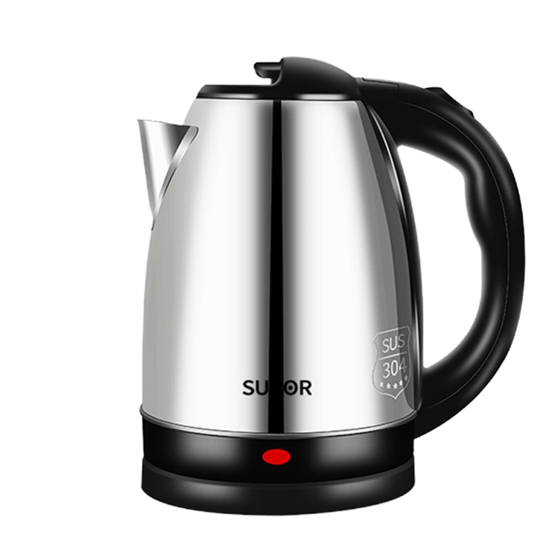 苏泊尔 电热水壶 家用304不锈钢热水壶 2L