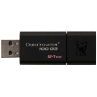 金士顿DT100G3 U盘64g 高速USB3.0 汽车车载优盘电脑系统闪存盘