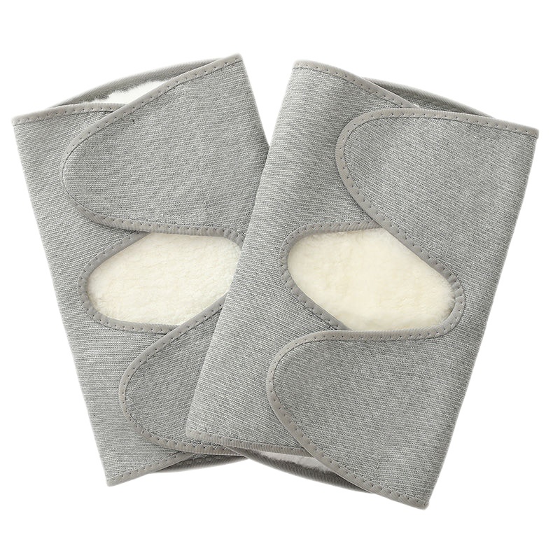 粘扣毛护膝保暖老寒腿男女士中老年人专用护腿冬季加厚防寒骑车 烈珺