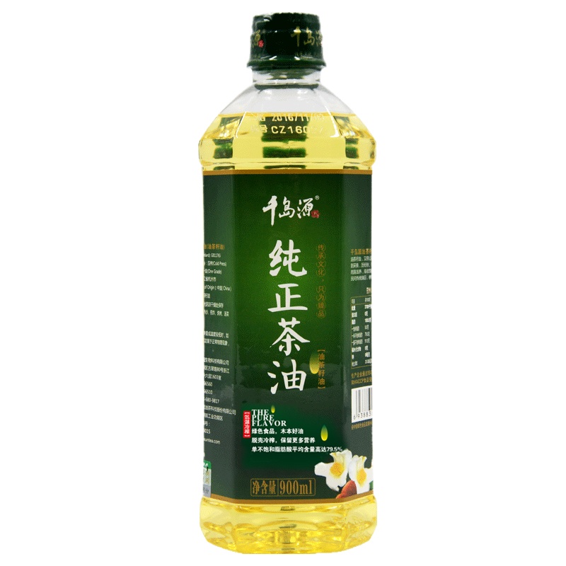 千岛源纯正茶油 山茶油 野生茶籽油 植物油 食用油900ml