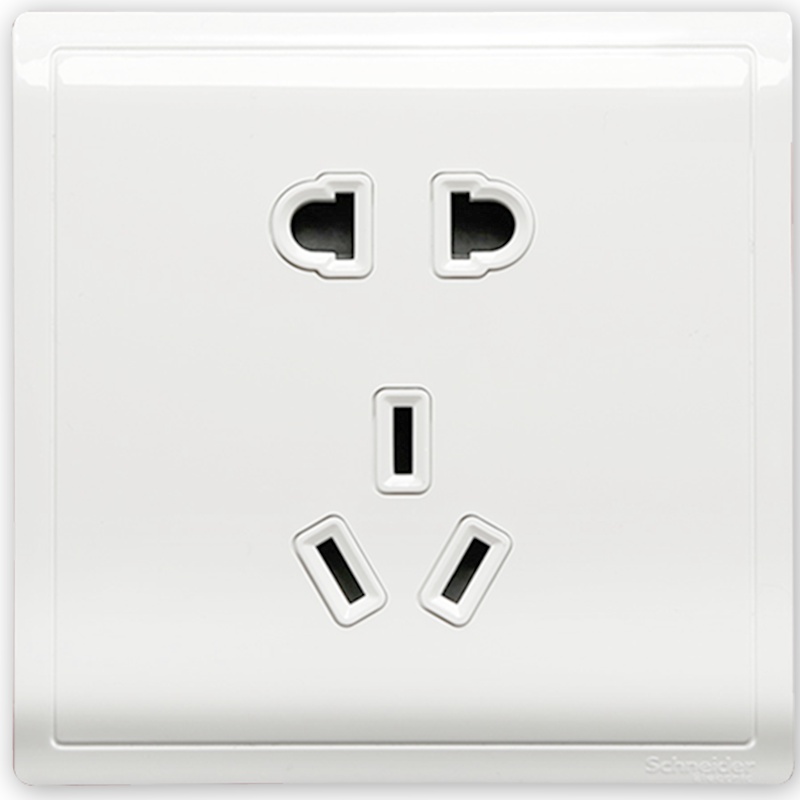 施耐德电气（Schneider Electric）丰尚系列 经典白 开关插座面板墙壁电源插座35只装优惠套餐