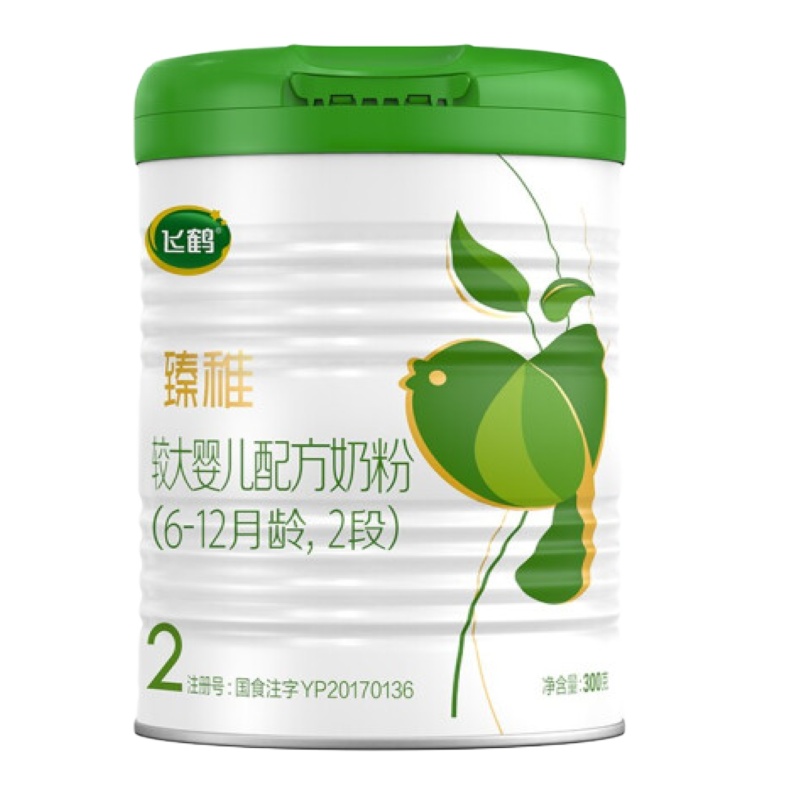 飞鹤智纯臻稚较大婴儿配方奶粉(6-12月龄 2段) 300g