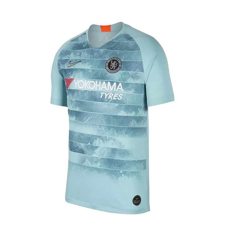 919250-453耐克(Nike)切尔西2018/19赛季第二客场儿童短袖队服锦纶四季运动T恤