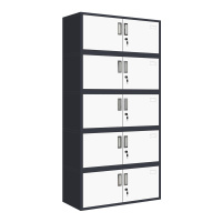 钢制文件柜 五节通体柜 档案柜铁皮柜 拆装柜 加厚0.7mm五节通体柜