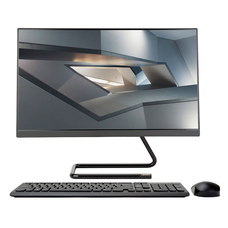 联想(Lenovo)ideacentre AIO 520C 23.8英寸高性能家用商务高效办公一体机台式电脑(Intel J4005 4G 256GB固态硬盘)黑色