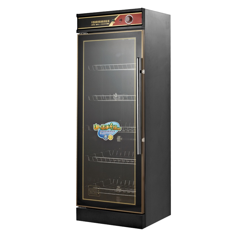 而派 单门黑珍珠380L消毒柜商用 红外线中温消毒柜 饭店食堂餐馆饭堂餐厅大排档臭氧消毒柜 碗碟杯子密胺家用厨房消毒碗柜